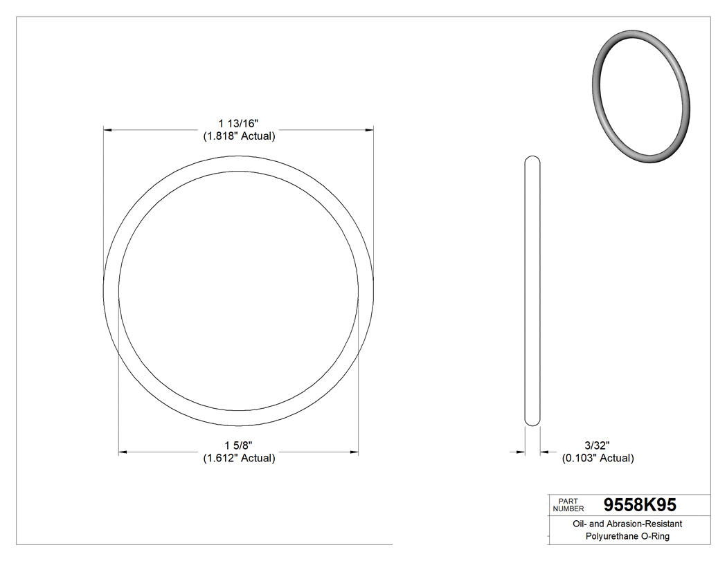 Technical drawing - 9558K95